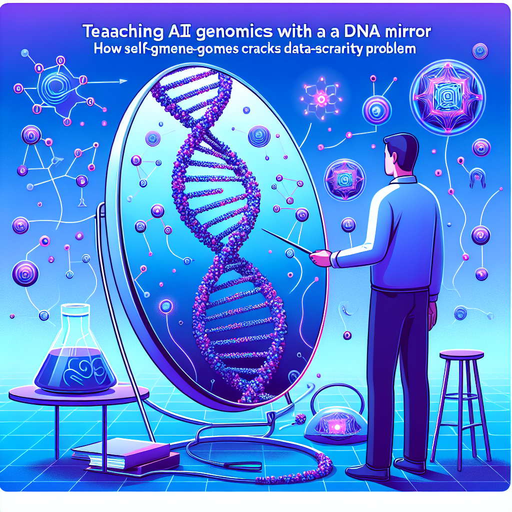 Teaching AI Genomics with a DNA Mirror: How Self-GenomeNet Cracks the Data-Scarcity Problem